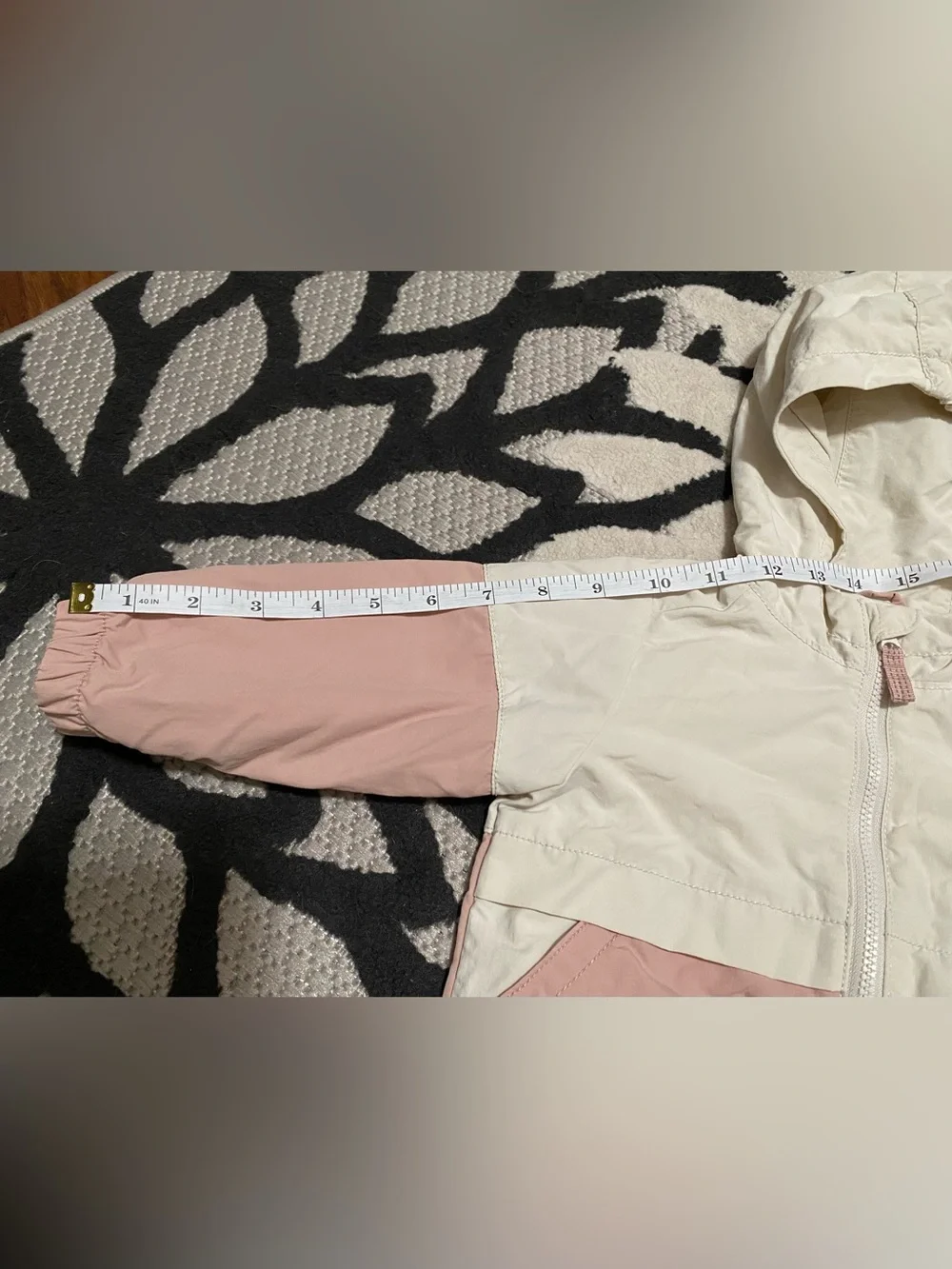 Carter’s Little Planet Baby Girl Pink & White Windbreaker